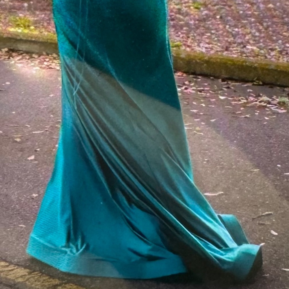 All The Rage Green Prom Dress - Picture 3 of 3